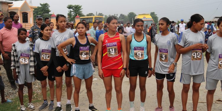 विराट–बर्जु हाफ म्याराथुनको ५ किलोमिटर दौडमा नेपाल प्रहरीकी रेखा विष्ट प्रथम