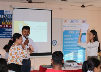 विराटनगर जेसीजको आयोजनामा साताव्यापी तालिम सुरु