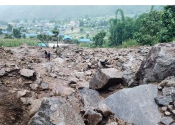 ओखलढुंगामा पहिरोमा परी एकै घरका चारजनाको मृत्यु