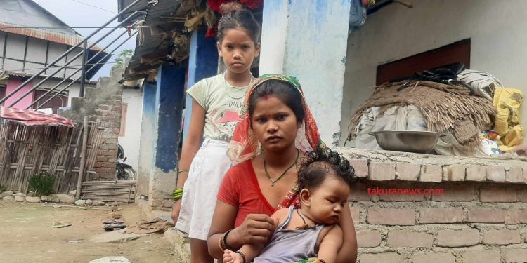 चारजना सवार मोटरसाइकल दुर्घटना अपडेट : पाँच महिने छोरा च्यापेर सहयोगको चीत्कार