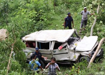 पाँचथरमा जिप दुर्घटना हुँदा एकको मृत्यु, १३ घाइते