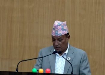 मुख्यमन्त्रीले थापाले गरे विश्वासको मत लिने सम्बन्धी प्रस्ताव पेश