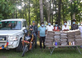 सुनसरीमा एक सय २० केजी गाँजासहित ६ जना पक्राउ