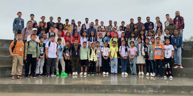 मोर्डनका विद्यार्थीहरूको शैक्षिक भ्रमण-उदयपुरगढी