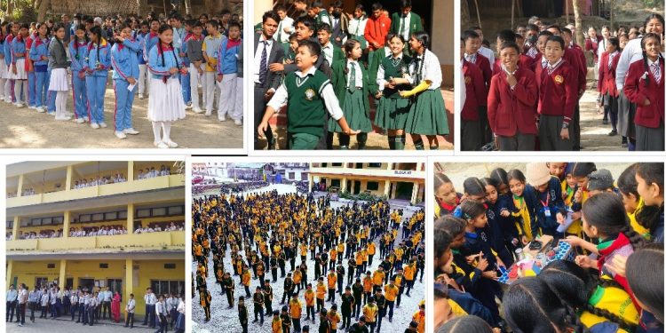 इटहरीमा विद्यार्थीको पोसाक आकासे सर्ट र गाडा निलो कोटपेन्ट, कक्षा वृद्धि हुँदा भर्ना शुल्क लिन नपाइने