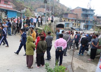 धनकुटाको हिले–भीरगाउँ सडक कालोपत्रे सुरु