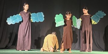 कलालयद्धारा आयोजित स्कुल थियटरमा पर्यावरण, प्रविधि, शिक्षा, खुशी, दुःख र जीवनको कथा (तस्बिर तथा भिडियोसहित)