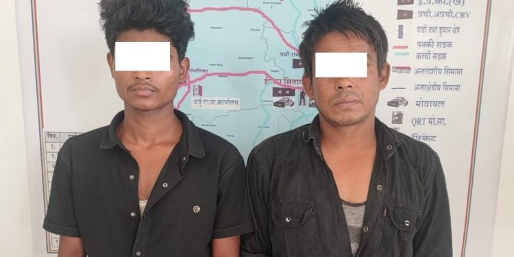 विराट चौकबाट चोरीको मोटरसाइकलसहित दुई पक्राउ