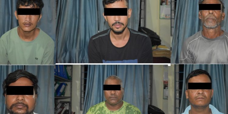 झापाको विभिन्न क्षेत्रमा चोरी गर्ने ६ जना पक्राउ