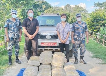 सुनसरीबाट एक क्विन्टल गाँजासहित दुई पक्राउ