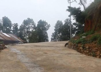 भोजपुर : सडक स्तरोन्नति सुरु भएसँगै कोदारवासी खुसी