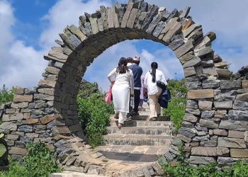 पर्यटकको रोजाइमा निर्माणाधीन ‘बुङालुङ’ ढुङ्गे बगैँचा