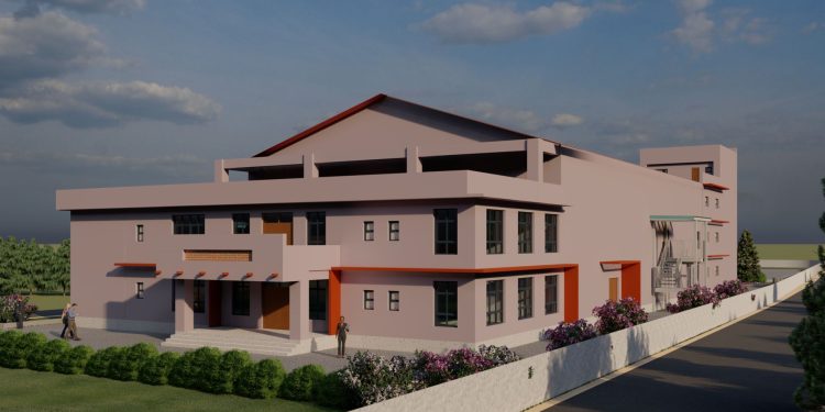 इटहरी : २१ करोड लागतमा आधुनिक सभा हल निर्माण सुरु