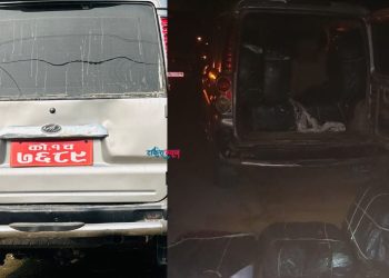 तरहराको पानीपियाबाट गाँजा बोकेको स्कारपियो प्रहरी नियन्त्रणमा