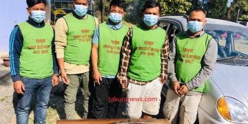 धरानबाट रासतालतर्फ आउँदै गरेको कारमा भरुवा बन्दुकसहित पाँच पक्राउ, वन्यजन्तुको सिकारीमा संलग्न