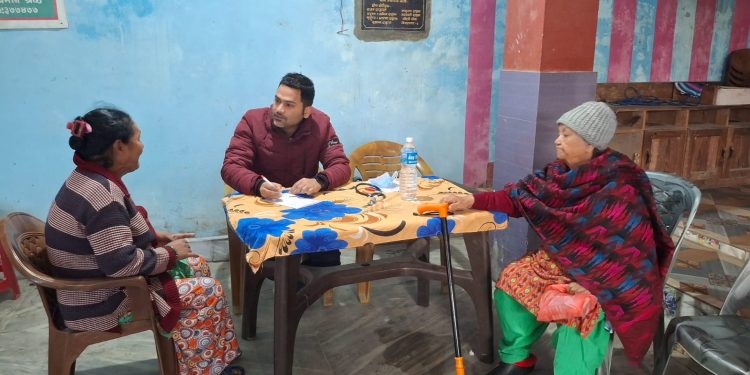 विराटेश्वर वृद्धाश्रममा निःशुल्क स्वास्थ्य शिविर