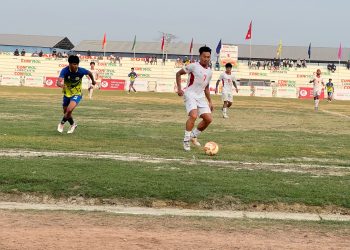 इटहरी गोल्डकप : सगरमाथा युथ क्लब मोरङ फाइनलमा प्रवेश, धरान फुटबल क्लबको असन्तुष्टि