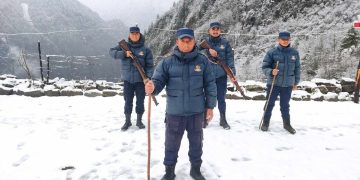 हिमाली ग्रामीण भेगमा प्रहरीको गस्ती (फोटो फिचर)