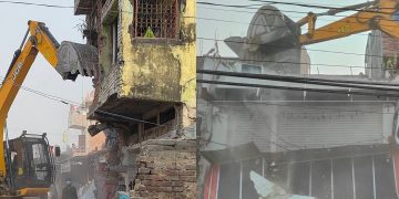 दुहबीमा बन्ने भयो ६ लेन सडक, डोजरले भत्कायो ५८ वटा संरचना