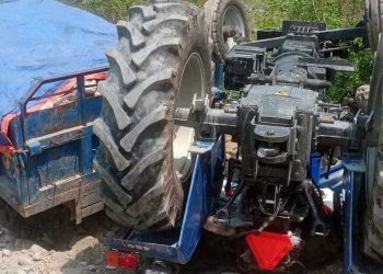 झापामा ट्याक्टरले किचेर सह-चालकको मृत्यु