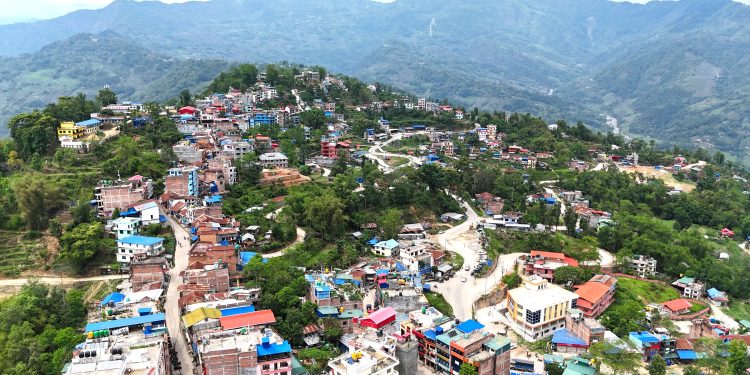 ड्रोनबाट देखिएको सङ्खुवासभाको खाँदबारी