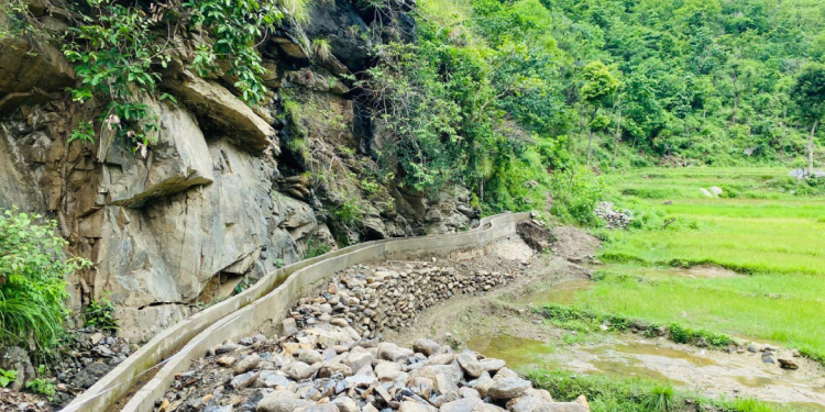 भोजपुरमा सिँचाइ कुला बनेपछि अकाशे पानीको भर पर्नुपर्ने बाध्यताको अन्त्य