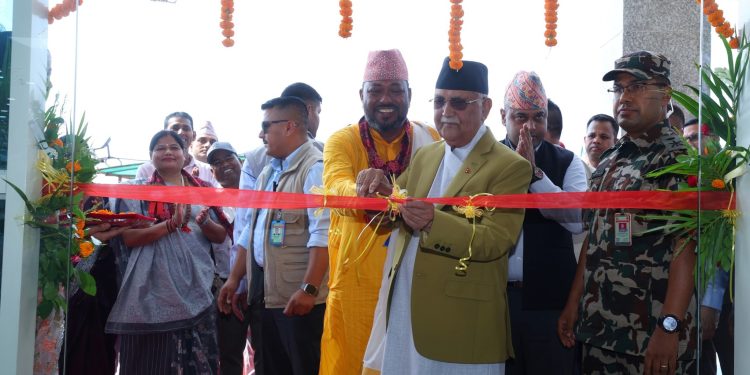 मोरङको कटहरीमा रहेको जीवन विकास सामुदायिक अस्पताल प्रधानमन्त्रीद्धारा उद्घाटन