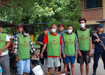 धरानमा श्रमदानमै यौन दुर्व्यवहार, चोरी र हतियारसहित आक्रमणको घटनामा पाँच जना पक्राउ (भिडिओसहित)