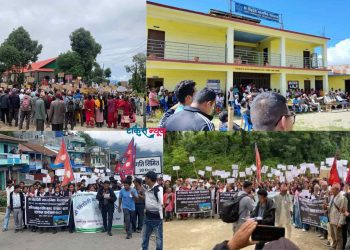 तेह्रथुमको लालीगुराँसमा विद्यालय मर्जको विरोध चुलियो : अभिभावक र विद्यार्थी आन्दोलित, मेयर भन्छन् – ‘पुनर्विचार गरिन्छ’