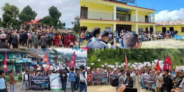 तेह्रथुमको लालीगुराँसमा विद्यालय मर्जको विरोध चुलियो : अभिभावक र विद्यार्थी आन्दोलित, मेयर भन्छन् – ‘पुनर्विचार गरिन्छ’