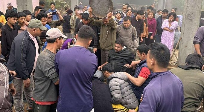 पाँचथरमा सेप्टिक ट्याङ्कीमा निसासिएर एकको मृत्यु, तीन श्रमिक बेहोस