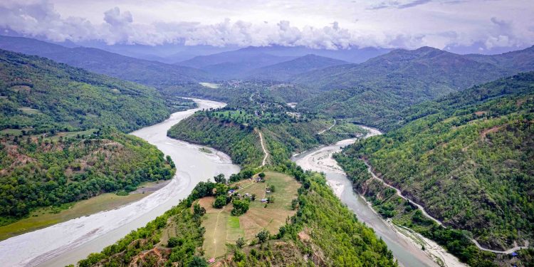 विश्वकै होचो उपत्यका तुम्लिङटारको रमणीयस्थल दृश्य