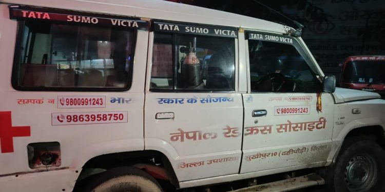 मोरङमा एम्बुलेन्सको प्रयोग गरी गाँजा ओसारपोसार
