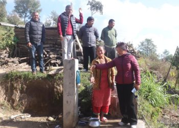 भोजपुरको पौवादुङमामा ‘एक घर, एक धारा’ अभियान