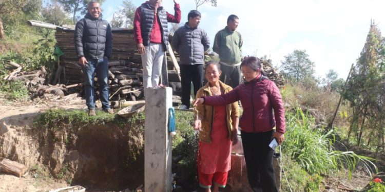 भोजपुरको पौवादुङमामा ‘एक घर, एक धारा’ अभियान
