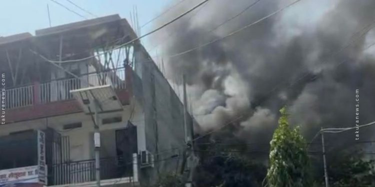 इटहरीमा बर्सेनि आगलागी, जेनजी आन्दोलनमा दमकल जलाइएपछि झनै चुनौती