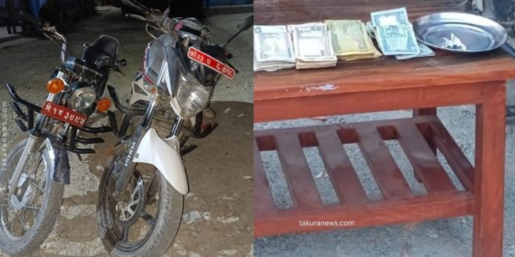 इटहरीमा ब्राउनसुगरसहित बाबु–छोरा पक्राउ, नगद र मोटरसाइकल पनि बरामद
