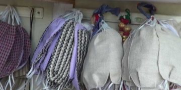 अल्लोको मास्क बनाउन सुरु