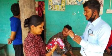 बेलकामा जनचेतना सँगै मास्क वितरण