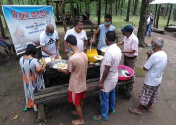 लोक–लक्ष्मी स्मृति प्रतिष्ठानले मंसिरसम्म निःशुल्क खाना खुवाउने