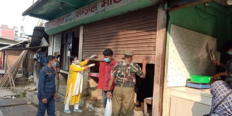 फोहर गरेर मासु बेच्ने इटहरीका ४ वटा पसल सिल