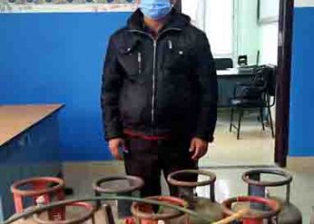 ग्याँसको कालोबजारी गर्ने एकजना पक्राउ