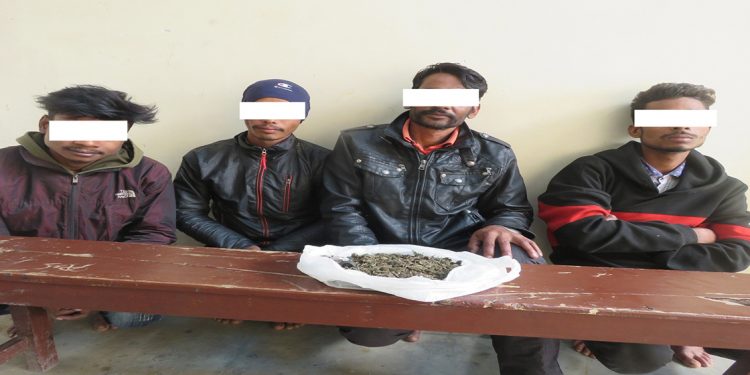 विराटनगरको छुट्टा छुट्टै स्थानबाट लागु औषध गाँजा र खैरो हिरोइनसहित ७ जना पक्राउ