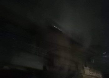 इटहरीको पारुहाङ चौकमा आगलागी