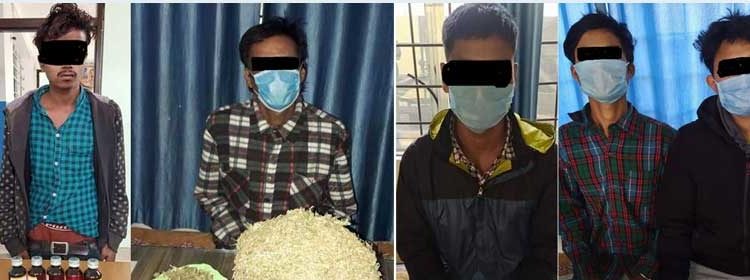 लागूऔषधसहित पाँचजना पक्राउ