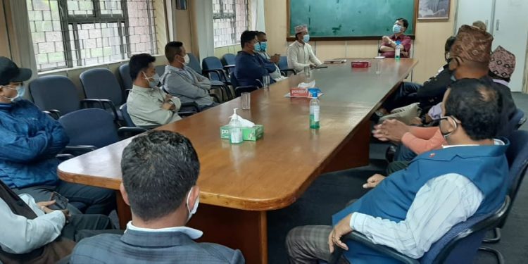 वीपी प्रतिष्ठानको कोभिड अस्पताल व्यवस्थित बनाउने विषयमा छलफल