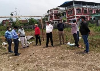 वीपी प्रतिष्ठानको कोभिड अस्पताल बाहिर कुरुवा घर निर्माण गरिने