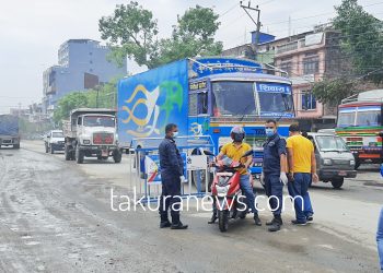 इटहरी आउनेलाई बुढीखोला पुलमा कडाई, प्रवेशमा पूर्ण रोक (तस्वीरहरुसहित)