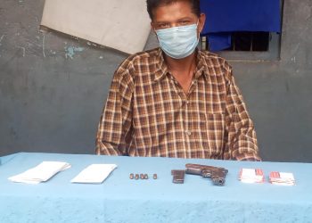 आफुनै घरमा लुकाइराखेको अटोमेटिक पेस्तोल सहित पर्शुराम पक्राउ
