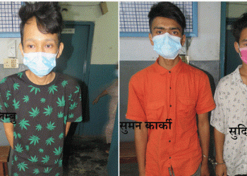ब्राउनसुगर र लागूऔषधसहित तीनजना पक्राउ